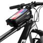 Preview: Wildman E2 Sport Bike Fahrradtasche Rahmentasche wasserdicht 1L mit Fenster schwarz